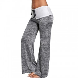 Women\'s stitching yoga leggings Slim-fit quick-drying sweatpants