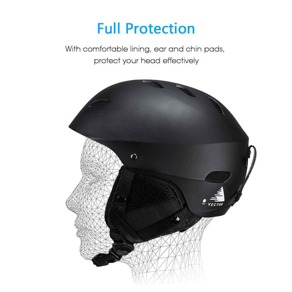 Vector Adjustable Protective Outdoor Skating Snow Sports Ski Helmet